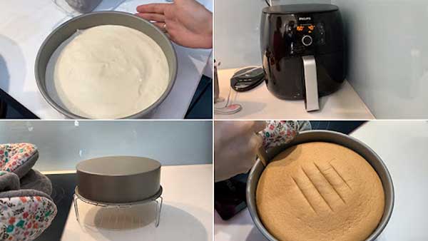 Cách làm bánh kem bằng nồi chiên không dầu