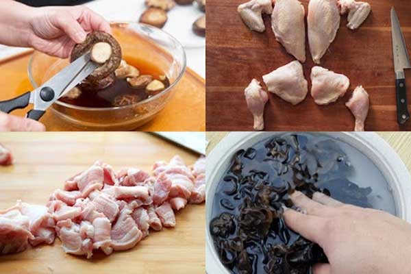 cách nấu thịt đông từ thịt lợn và thịt gà